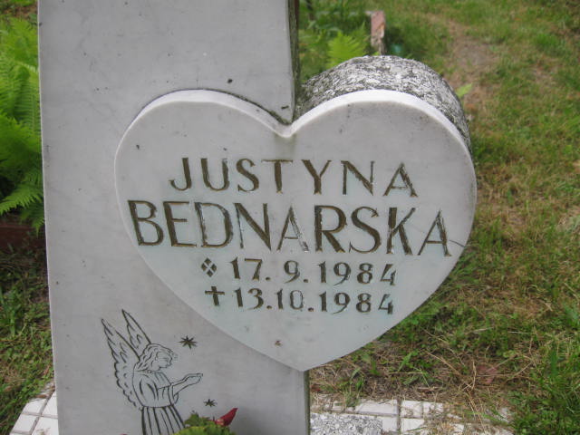 Justyna Bednarska 1984 Bytom - Grobonet - Wyszukiwarka osób pochowanych